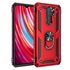 Xiaomi - Redmi Note 8 Pro Panzer Yüzüklü Kılıf - Kırmızı