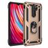 Xiaomi - Redmi Note 8 Pro Panzer Yüzüklü Kılıf - Gold