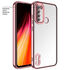 Xiaomi - Redmi Note 8 Zebana Glint Silikon Kılıf - Rose Gold
