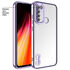 Xiaomi - Redmi Note 8 Zebana Glint Silikon Kılıf - Lila