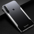 Xiaomi - Redmi Note 8 Zebana Metal Mitras Kılıf (Silikon Kenar) - Gri