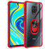 Xiaomi - Redmi Note 9 Pro Max Mola Shockproof Yüzüklü Kılıf - Kırmızı