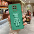 Xiaomi - Redmi Note 9 Pro Standlı Robotix Silikon Kılıf - Yeşil