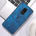 Xiaomi - Redmi Note 9 Silikon Kenar Kumaş Kılıf - Mavi