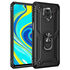 Xiaomi - Redmi Note 9 Pro Max Panzer Yüzüklü Kılıf - Siyah