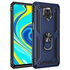 Xiaomi - Redmi Note 9 Pro Max Panzer Yüzüklü Kılıf - Lacivert