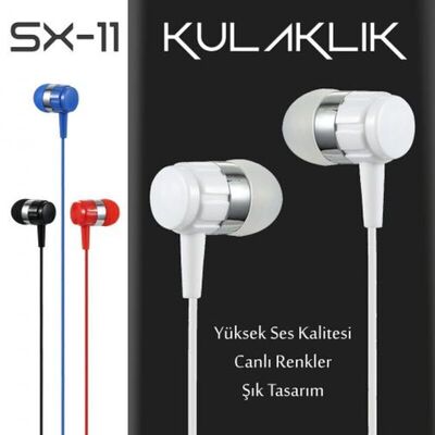 Yüksek Performans Kulaklık sx-11 - Beyaz