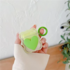Zebana AP-01 Kalpli Airpods Pro Silikon Kılıf - Yeşil
