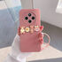 Xiaomi - Redmi 14C Zebana Love Bear Silikon Kılıf - Pembe