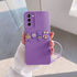 Samsung - Galaxy S24 Plus Zebana Love Bear Silikon Kılıf - Lila