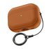 Zebana ZB-AP9 Airpods 4. Nesil Classic Deri Airpods Kılıfı (Halka Askı Dahil) - Kahverengi
