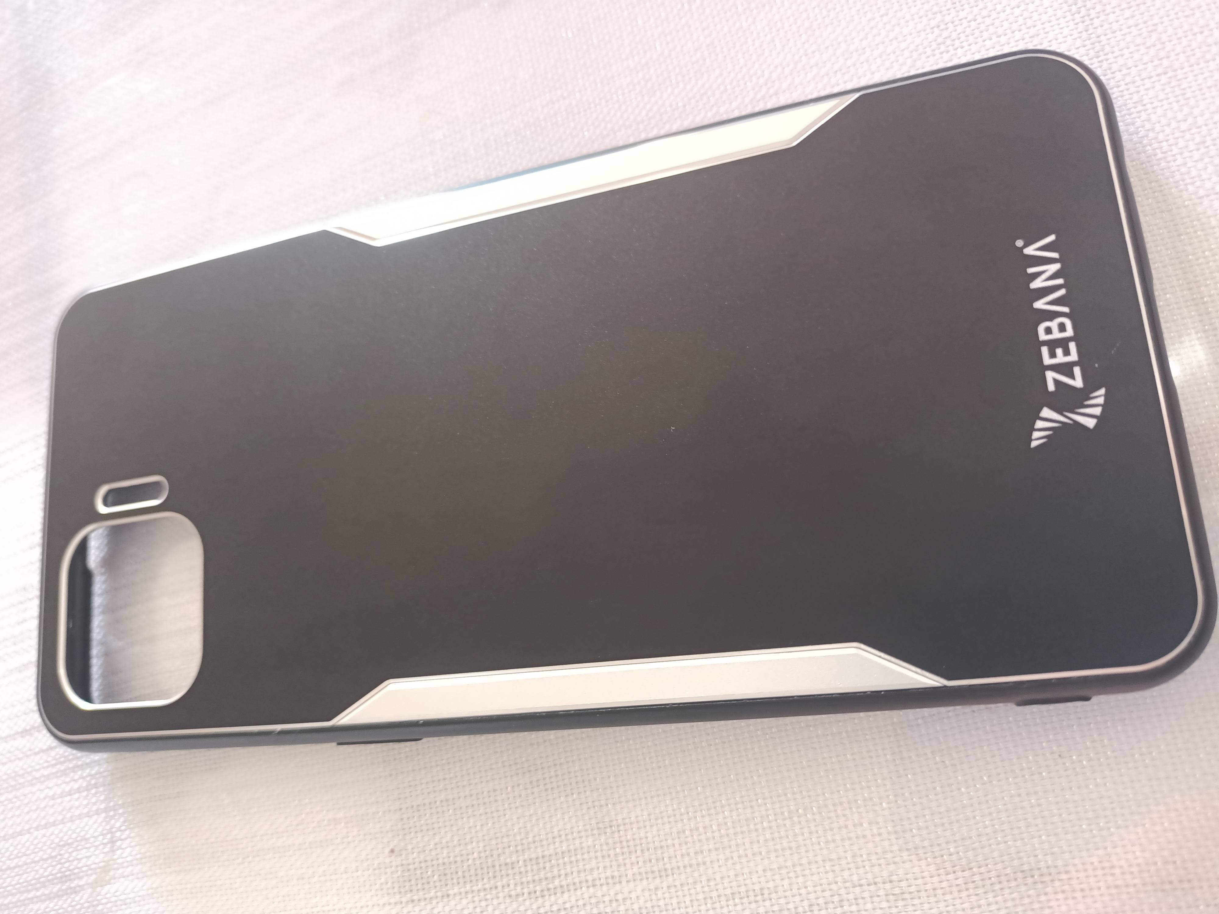 Samsung - Galaxy A53 5G Zebana Metal Mitras Kılıf (Silikon Kenar) - Mavi