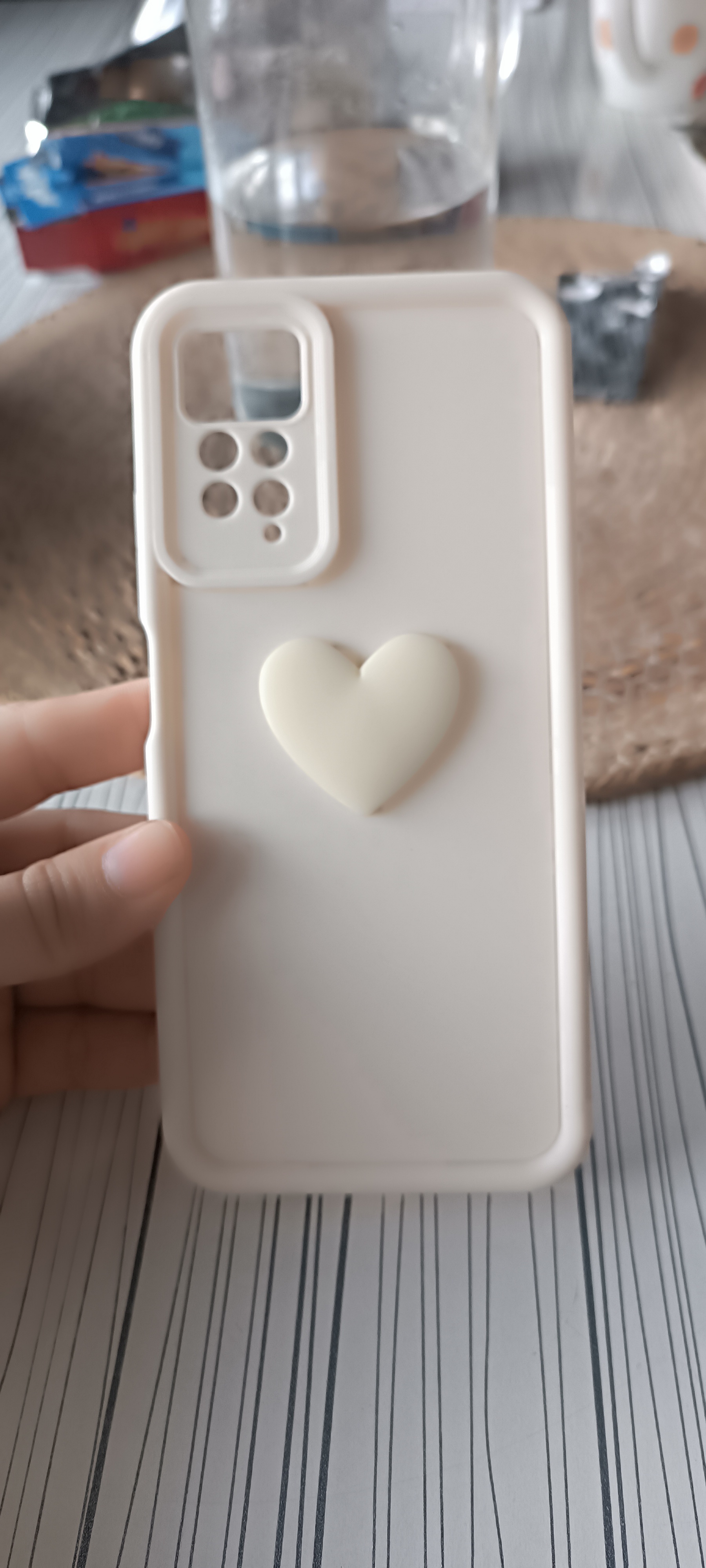 Xiaomi - Redmi 14C Zebana Amour Silikon Kılıf - Kahverengi