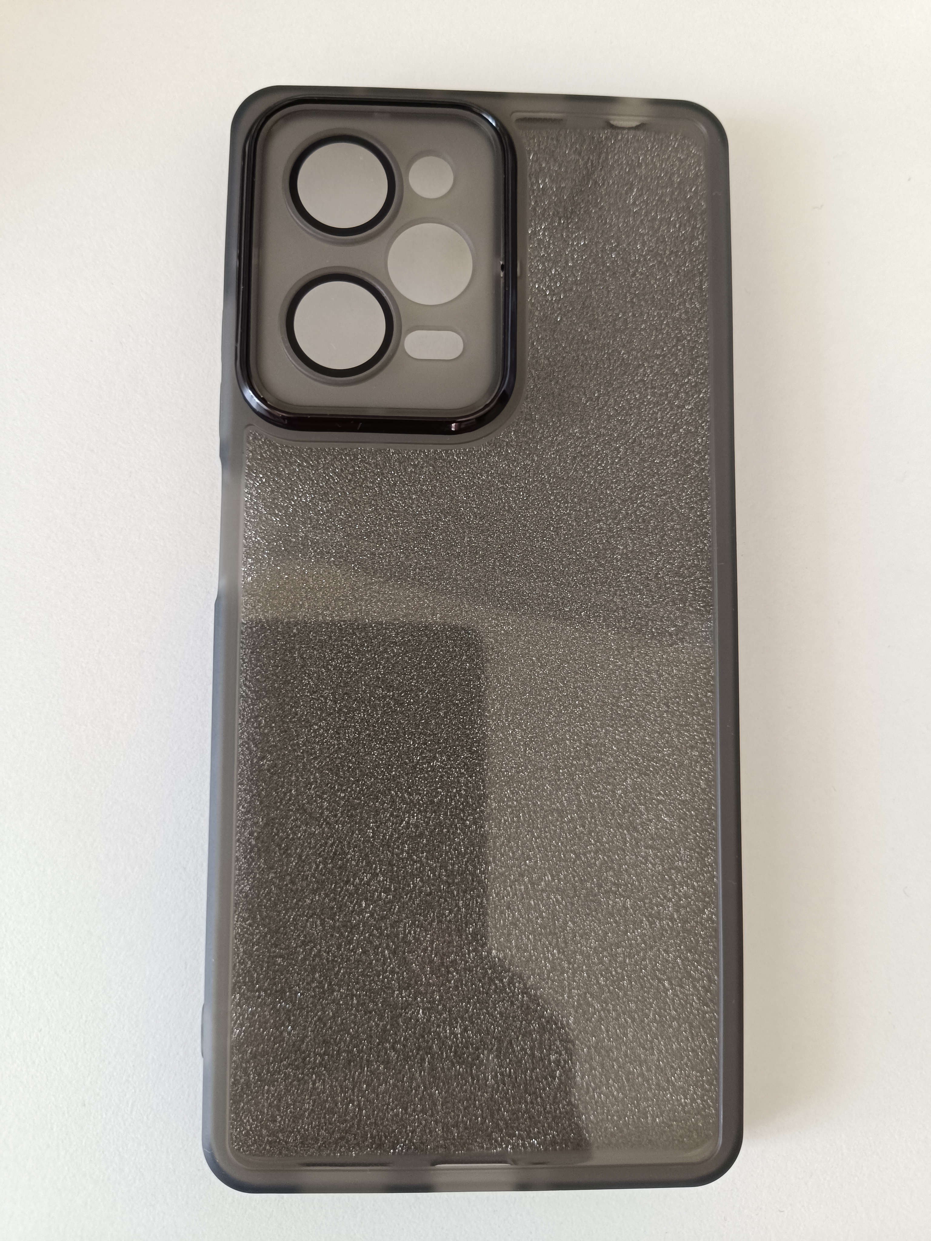 Xiaomi - Poco X5 Pro 5G Zebana Işıltım Silikon Kılıf - Kamera Lens Korumalı - Gri