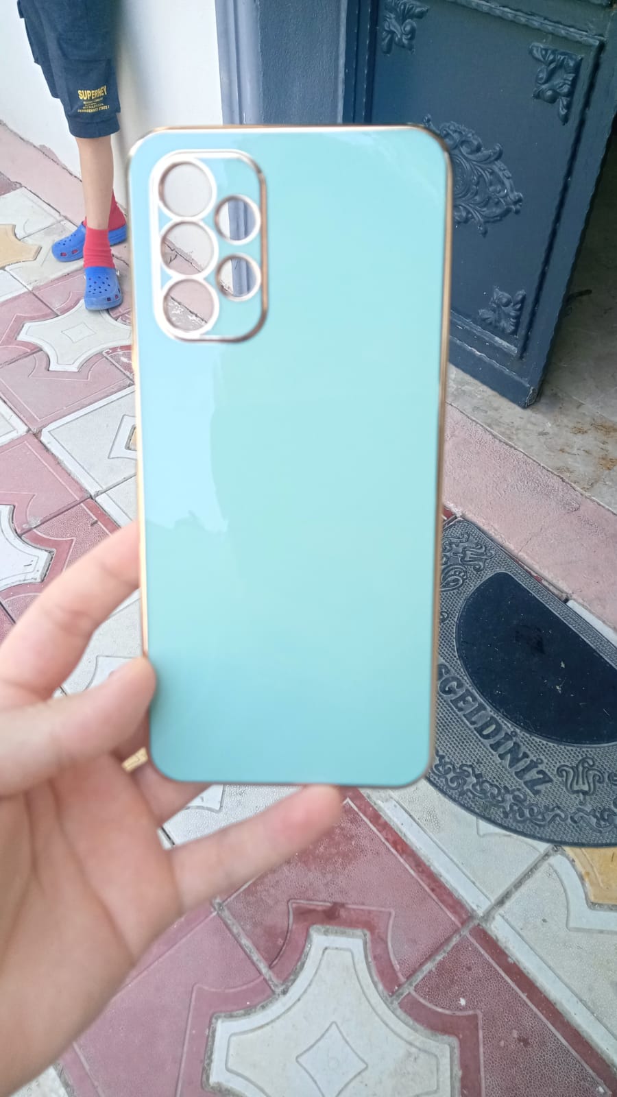 Xiaomi - Mi 11T Pro Zebana Golden Silikon Kılıf - Siyah