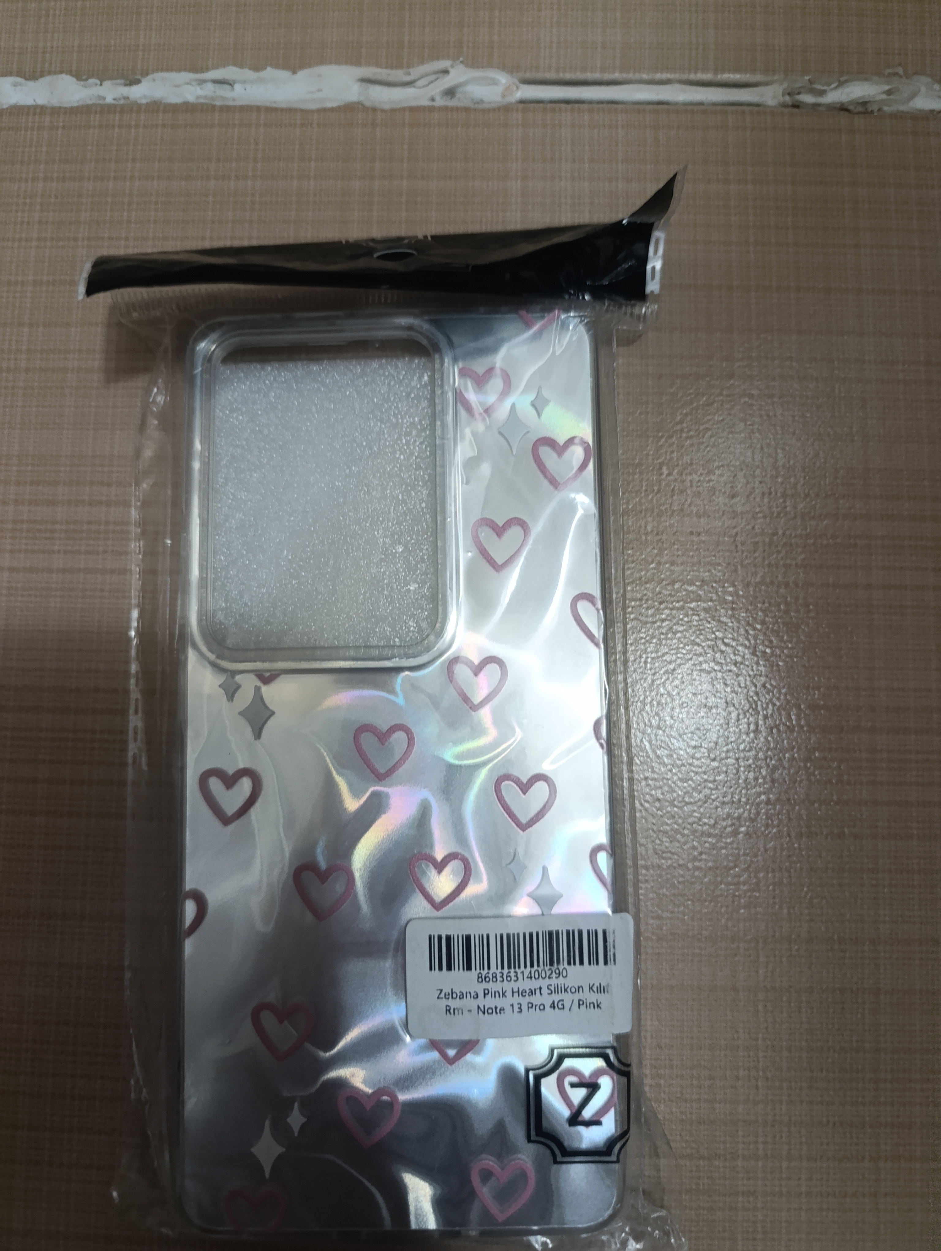 Xiaomi - Redmi Note 11 4G Zebana Pink Heart Silikon Kılıf - Pembe