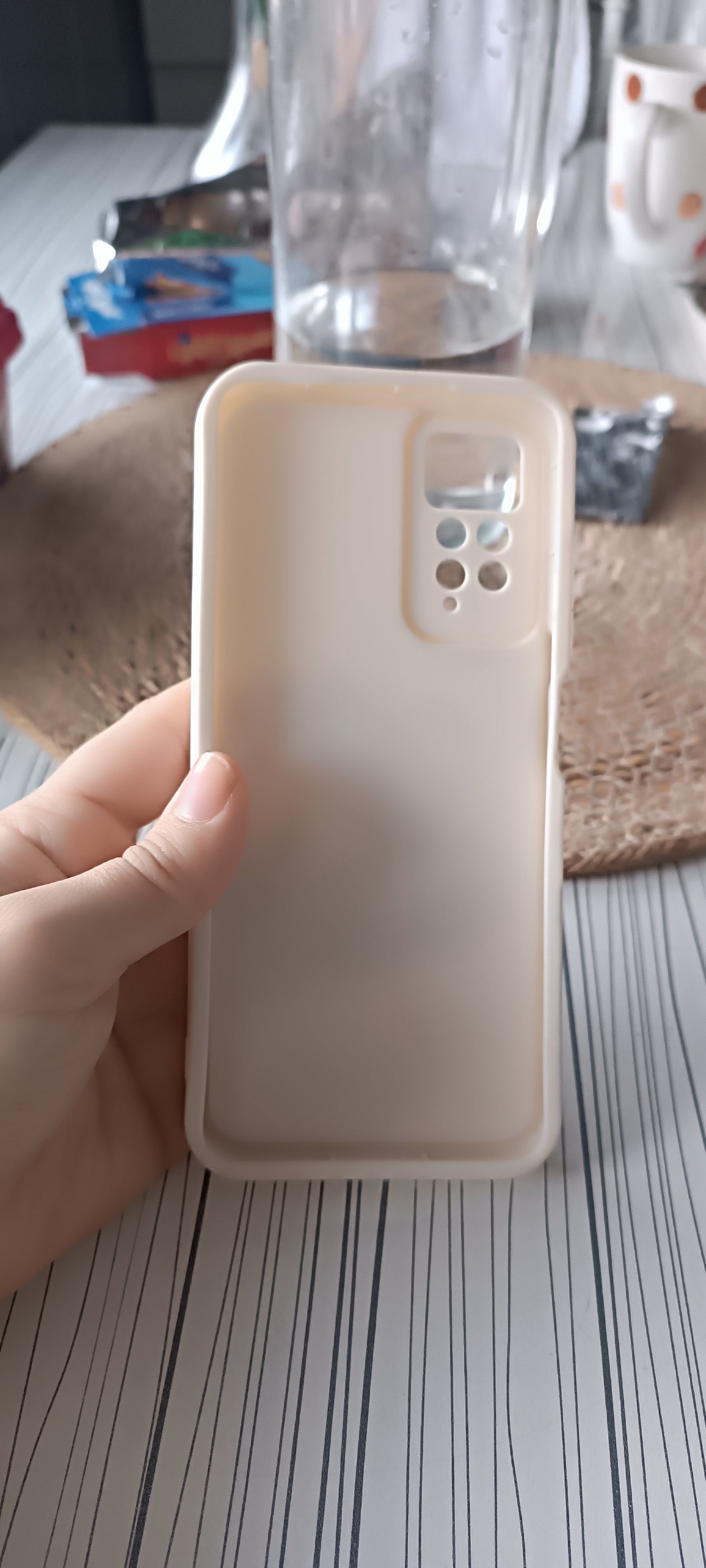 Xiaomi - Redmi 14C Zebana Amour Silikon Kılıf - Kahverengi