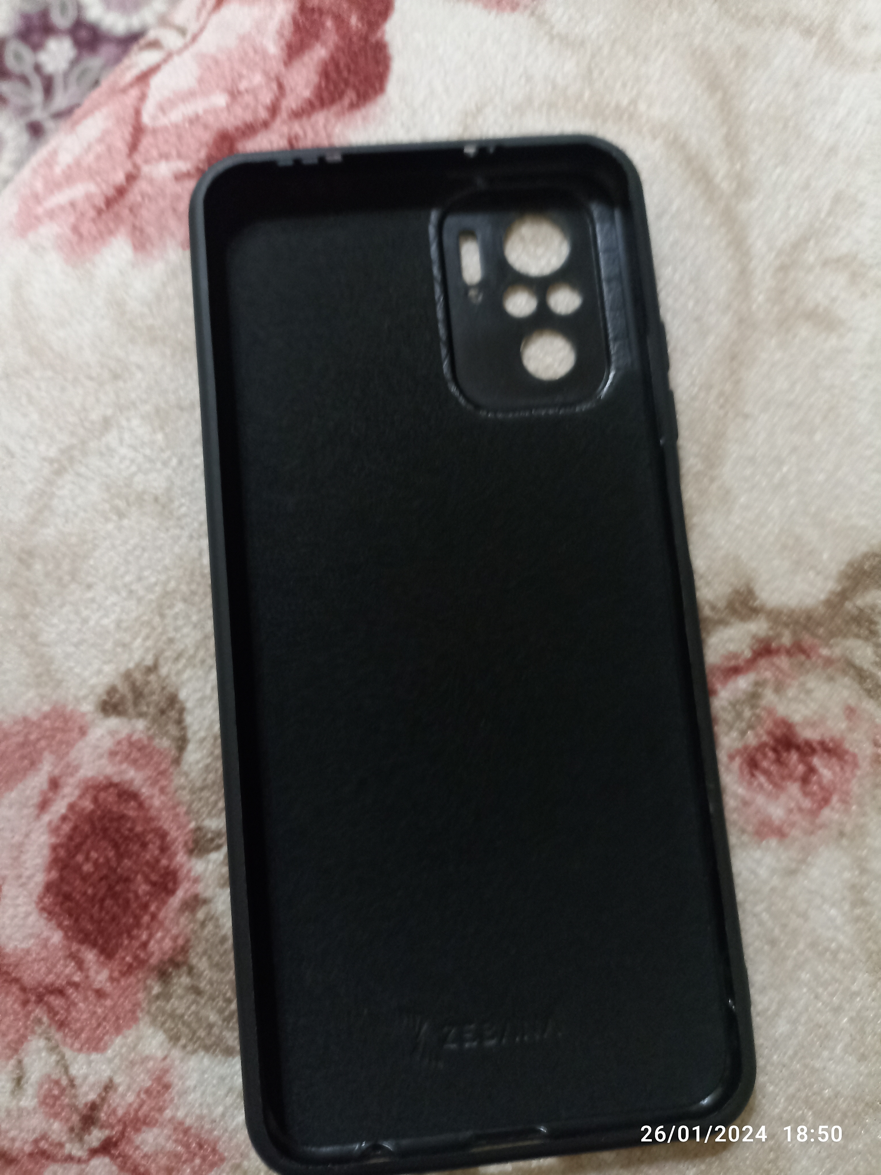 Samsung - Galaxy A53 5G Zebana Metal Mitras Kılıf (Silikon Kenar) - Mavi