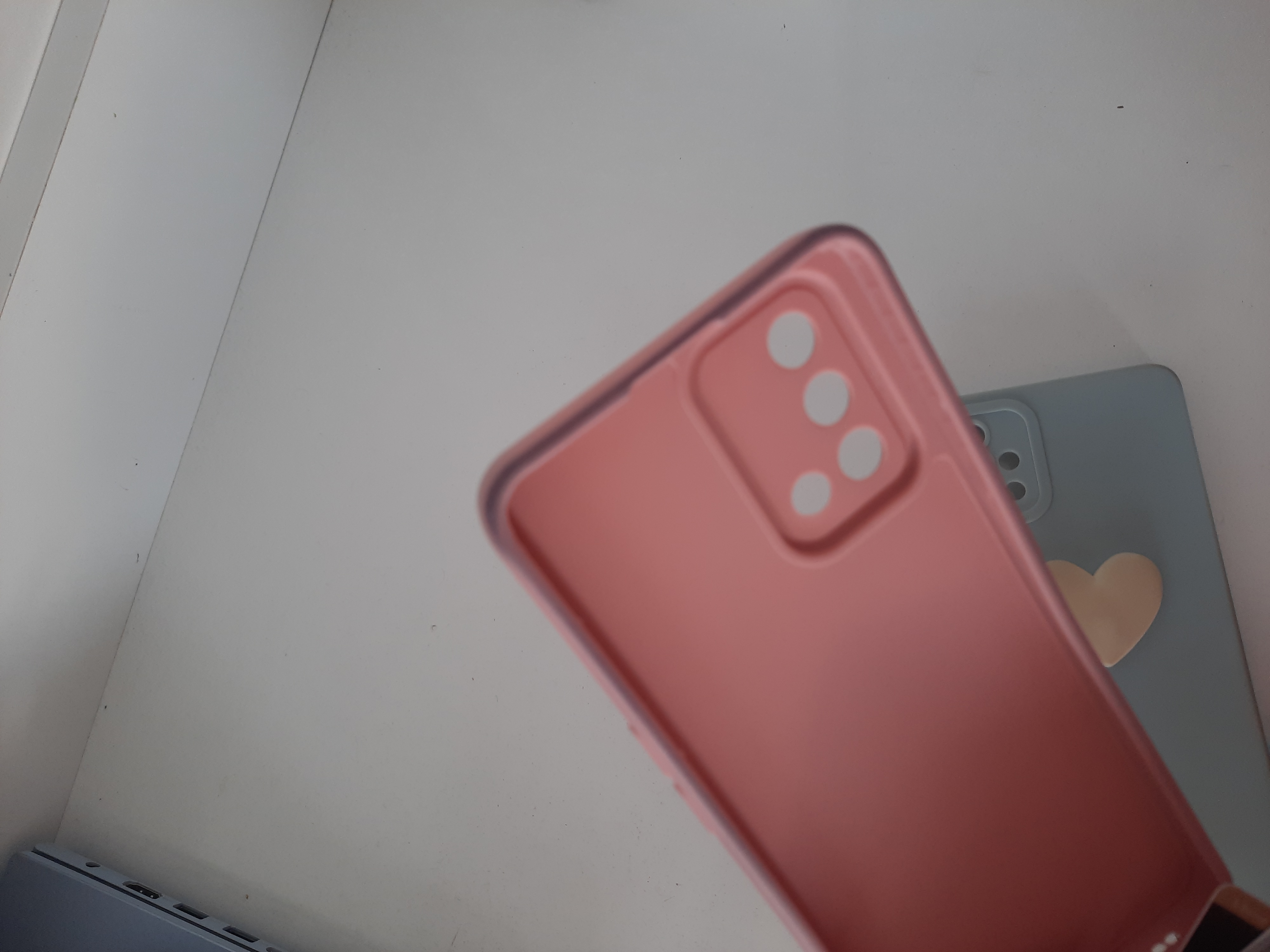 Samsung - Galaxy A53 5G Zebana Kalpli Love Silikon Kılıf - Açık Mavi