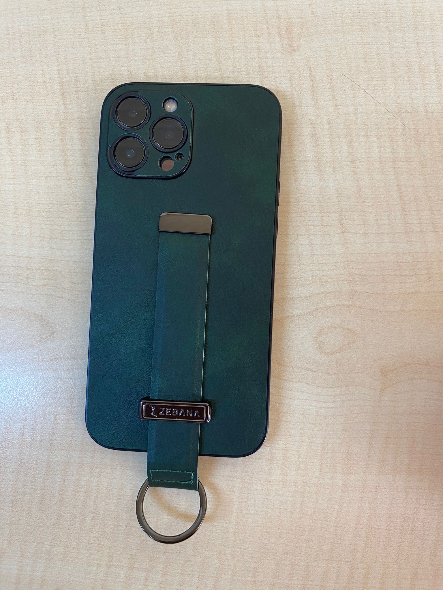 Samsung - Galaxy A53 5G Zebana Metal Mitras Kılıf (Silikon Kenar) - Mavi