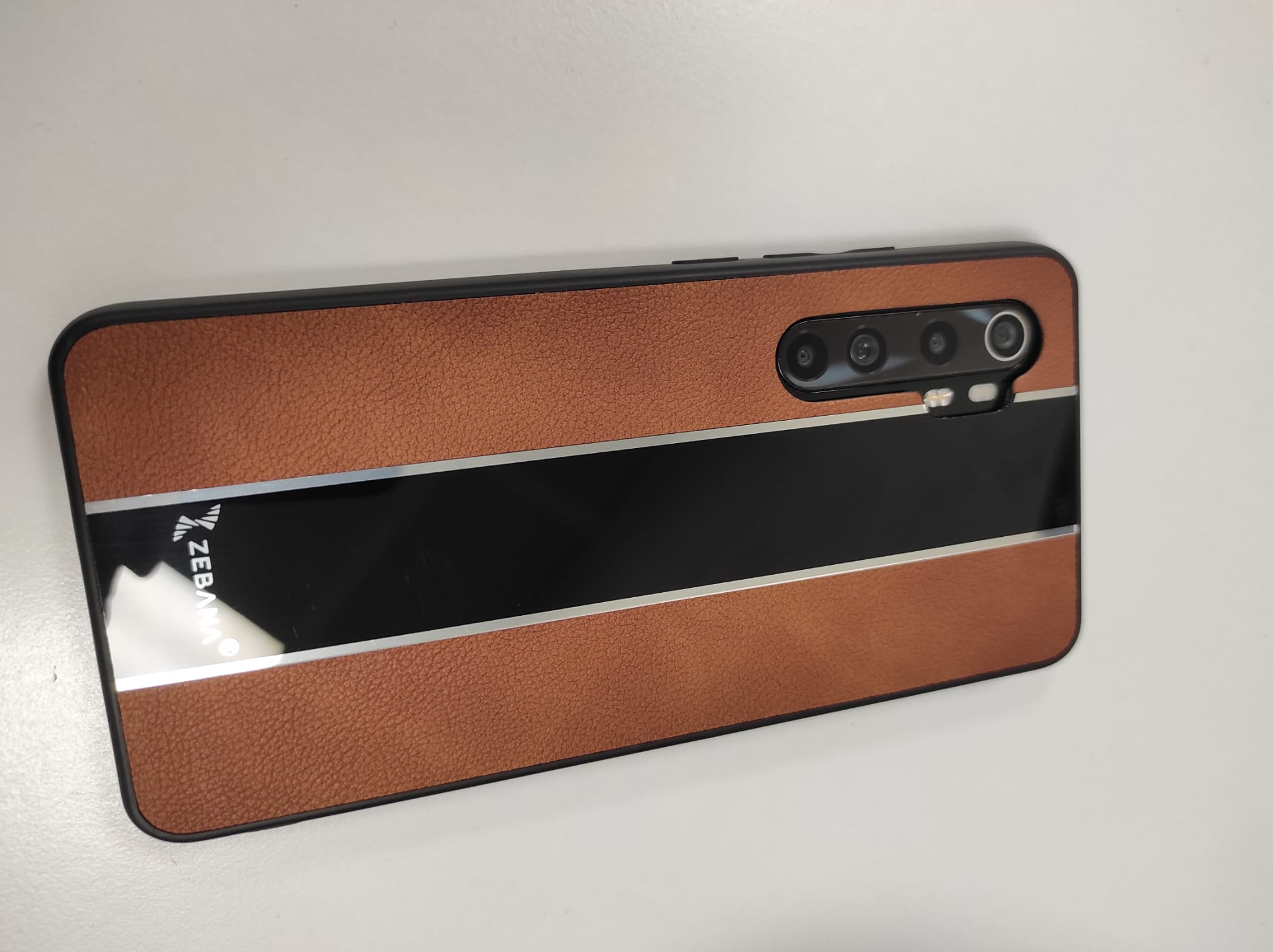 Huawei - Y8p Zebana Premium Deri Kılıf - Yeşil