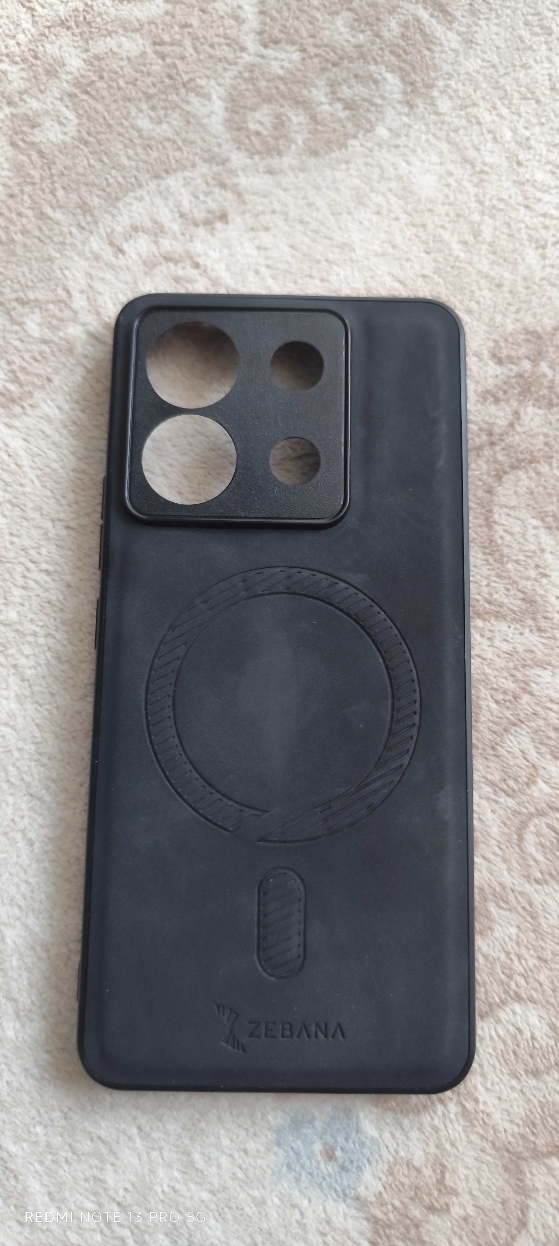 Xiaomi - Redmi Note 14 Pro Plus 5G Zebana M-safe 2in1 Kartlıklı Best Deri Kılıf - Siyah