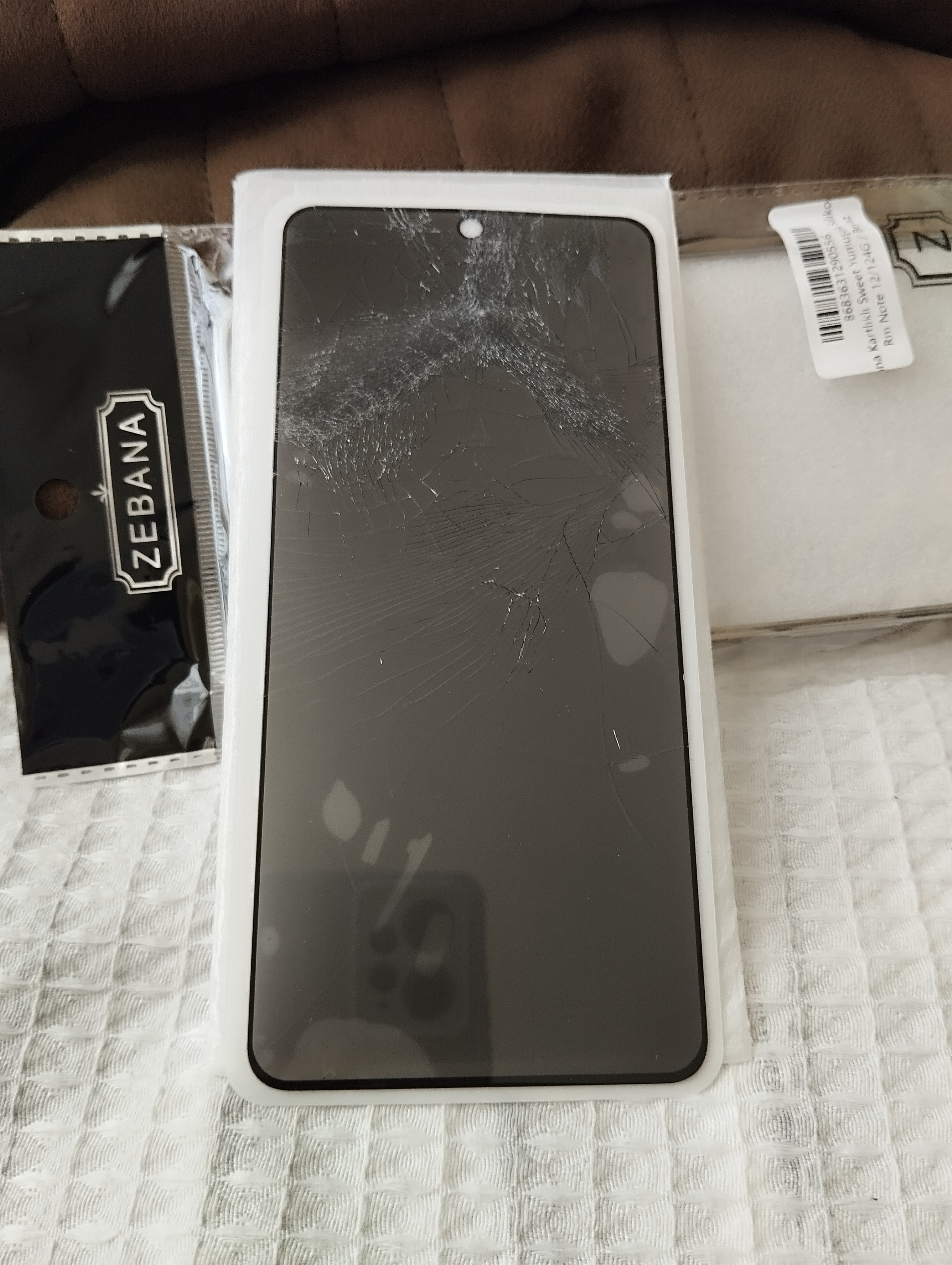Samsung - Galaxy A33 5G Tam Kaplayan Zebana Hayalet Ekran Koruyucu - Siyah