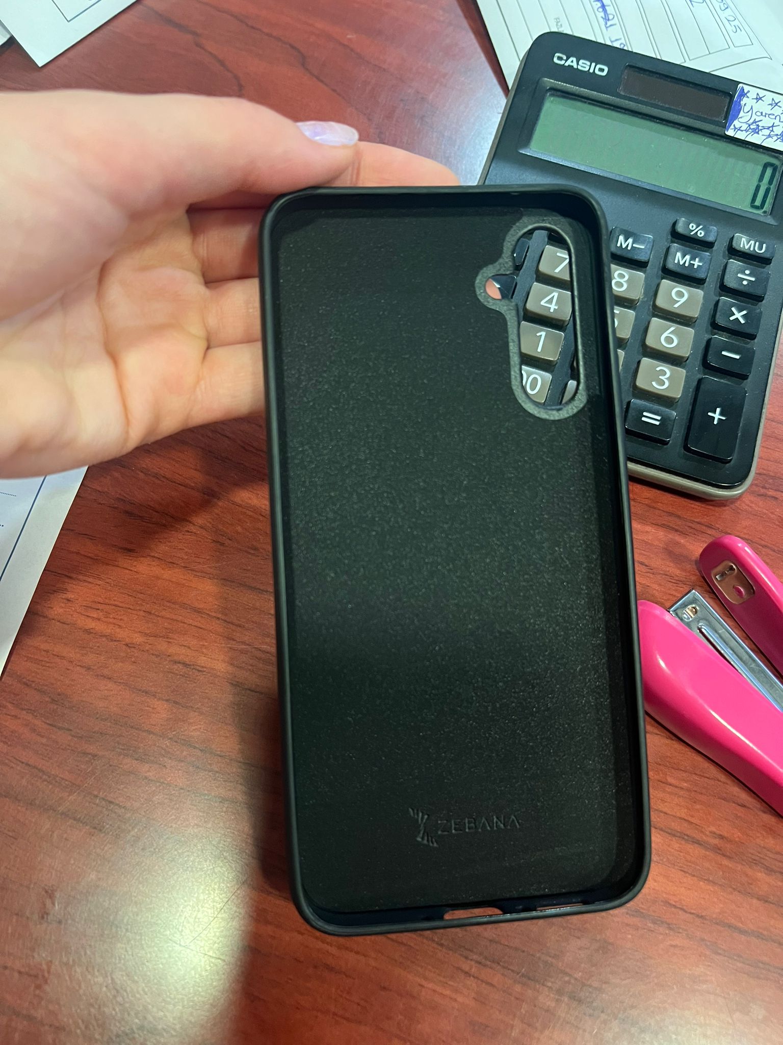 Samsung - Galaxy A06 Zebana 2in1 Elite Class Cüzdanlı Deri Kılıf - Siyah