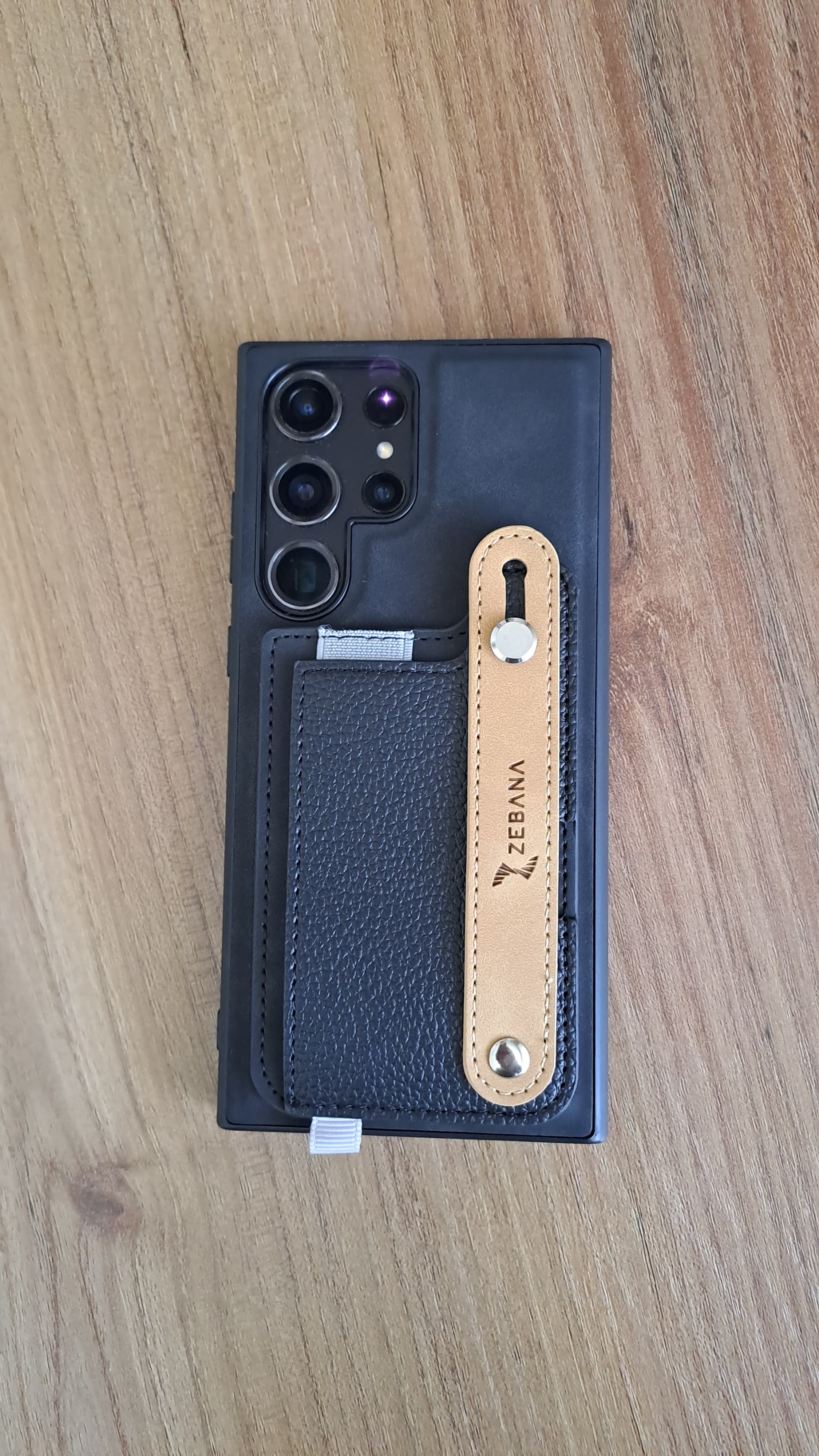 Samsung - Galaxy A55 Zebana M-safe 2in1 Kartlıklı Best Deri Kılıf - Mavi