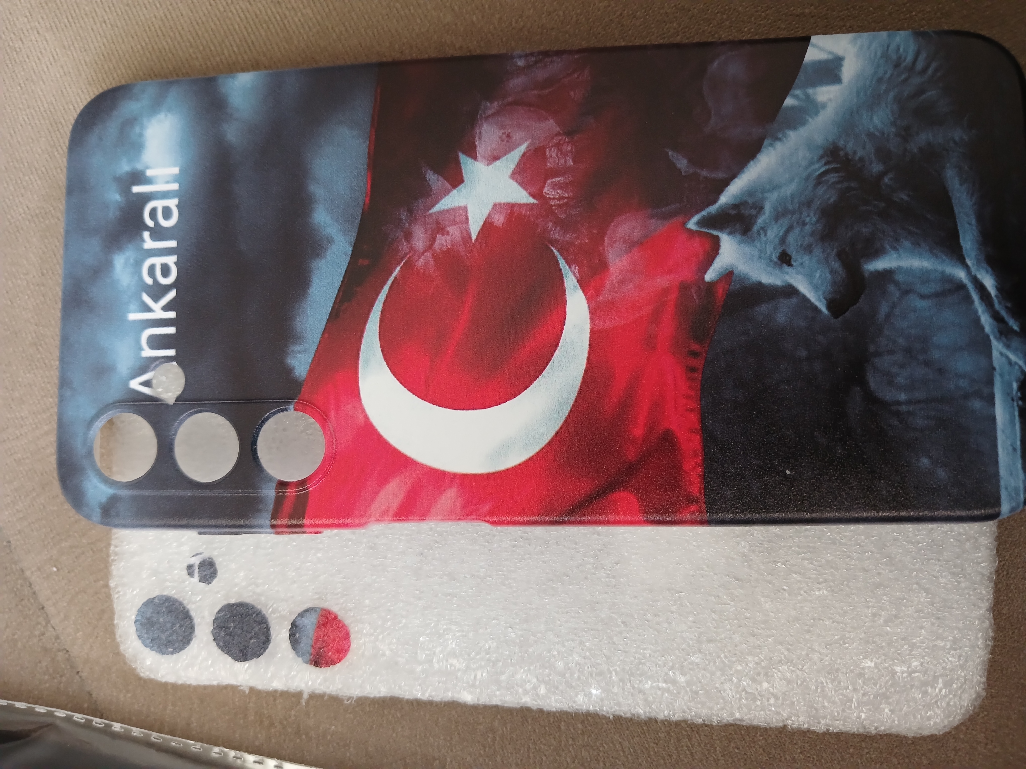 Oppo - A38 Türk Bayrağı V3 Silikon Kılıf