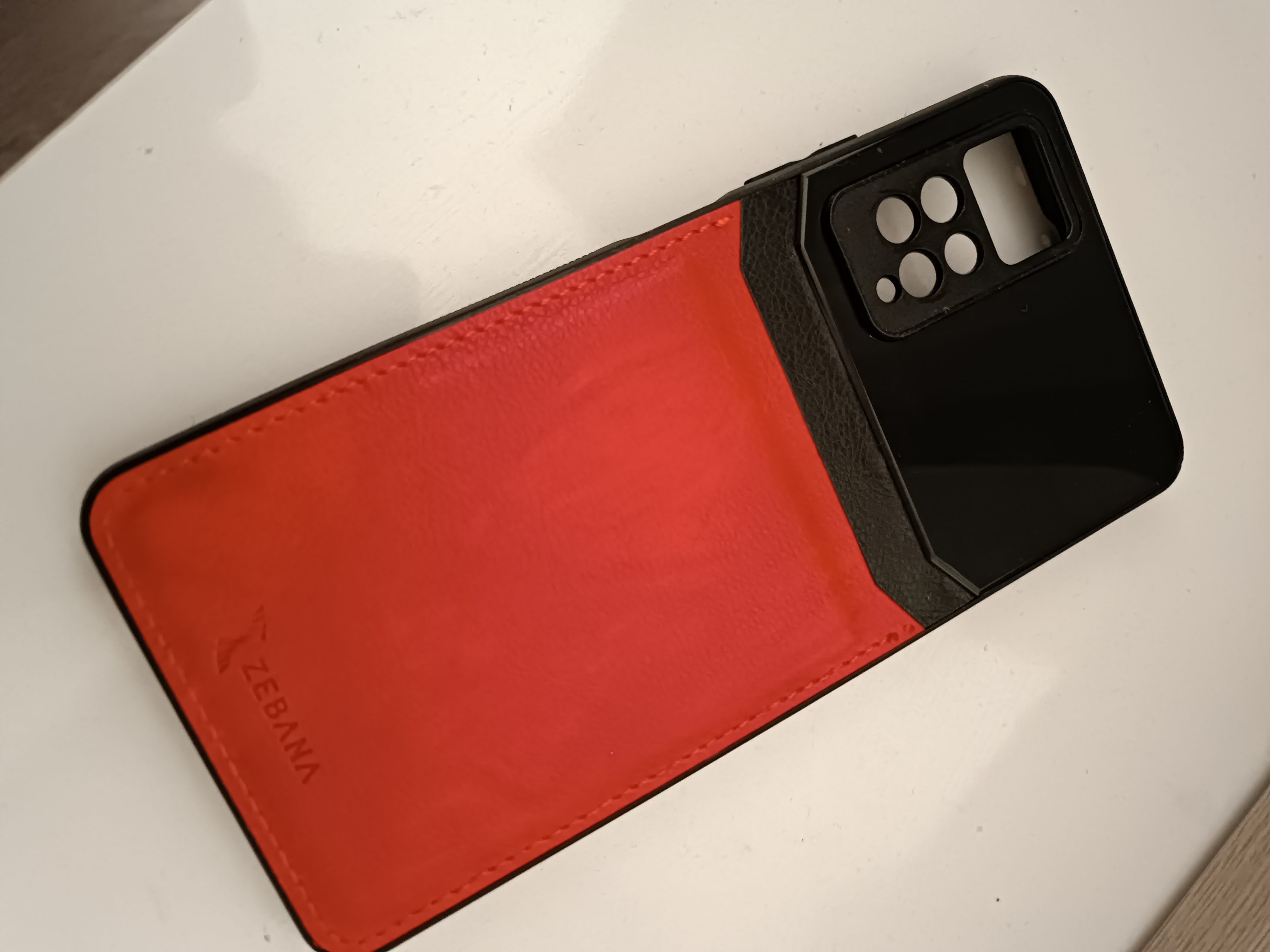 Samsung - Galaxy M02S Zebana Lens Deri Kılıf - Kahverengi