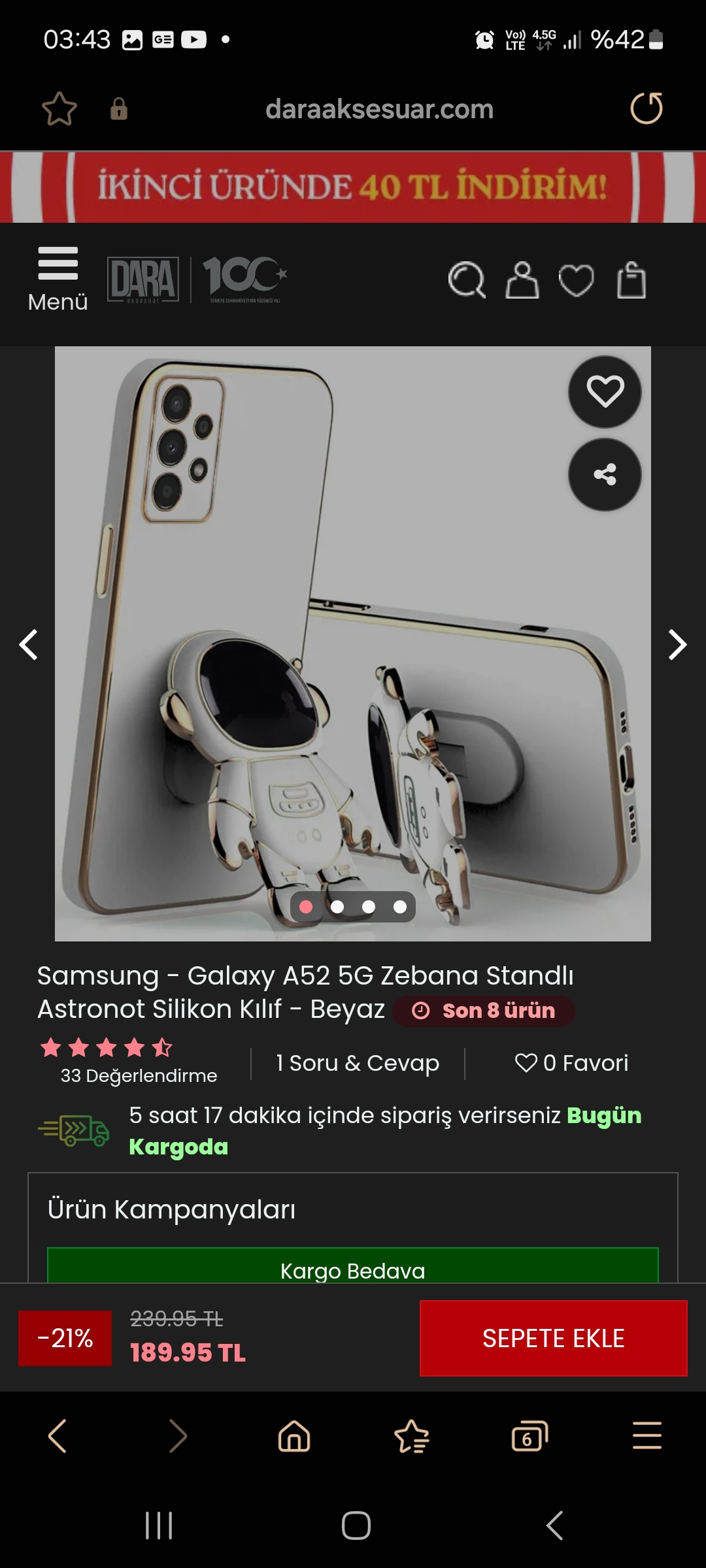 Xiaomi - Poco X5 Pro 5G Zebana Standlı Astronot Silikon Kılıf - Açık Mavi