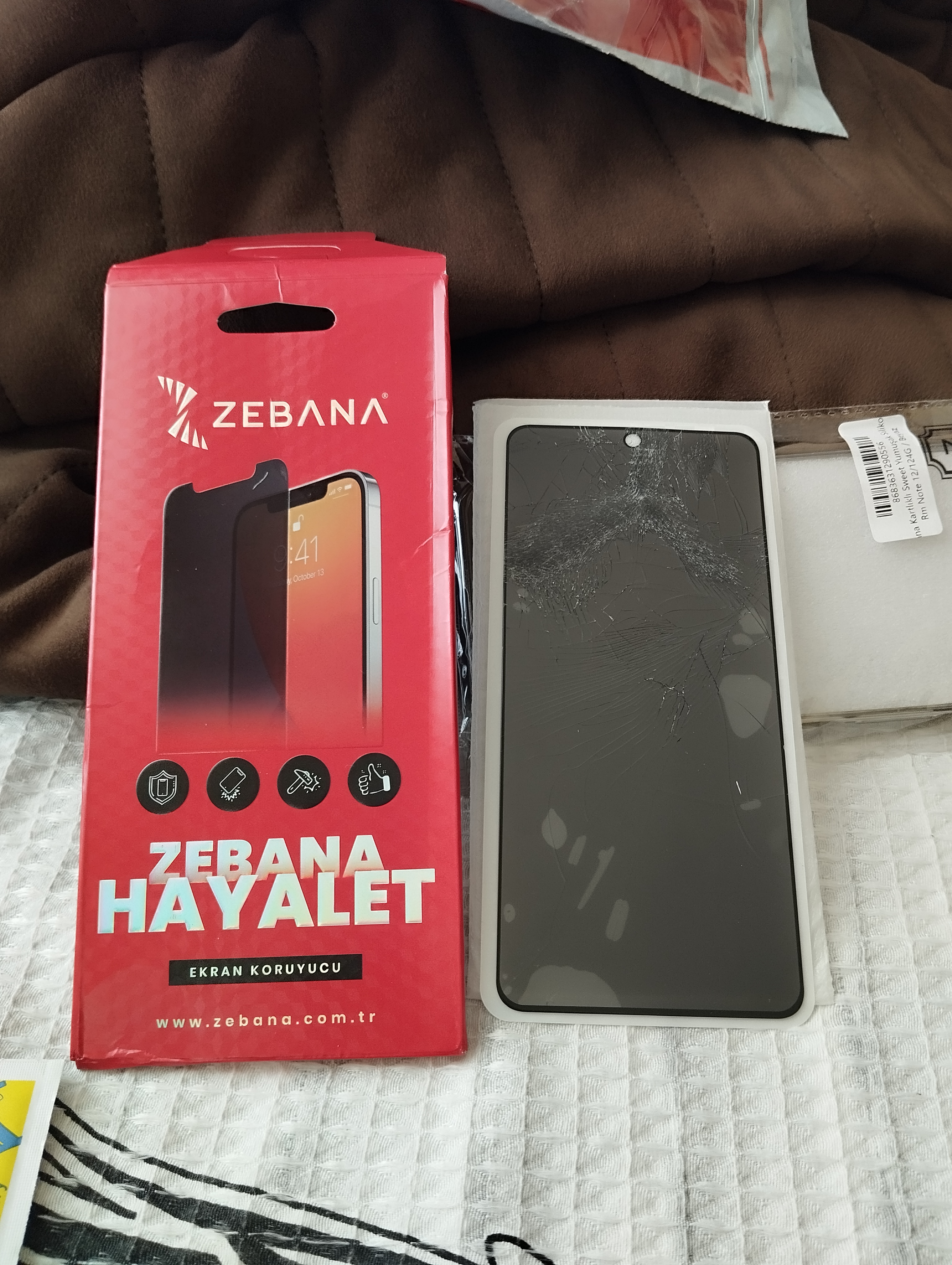 Samsung - Galaxy A33 5G Tam Kaplayan Zebana Hayalet Ekran Koruyucu - Siyah