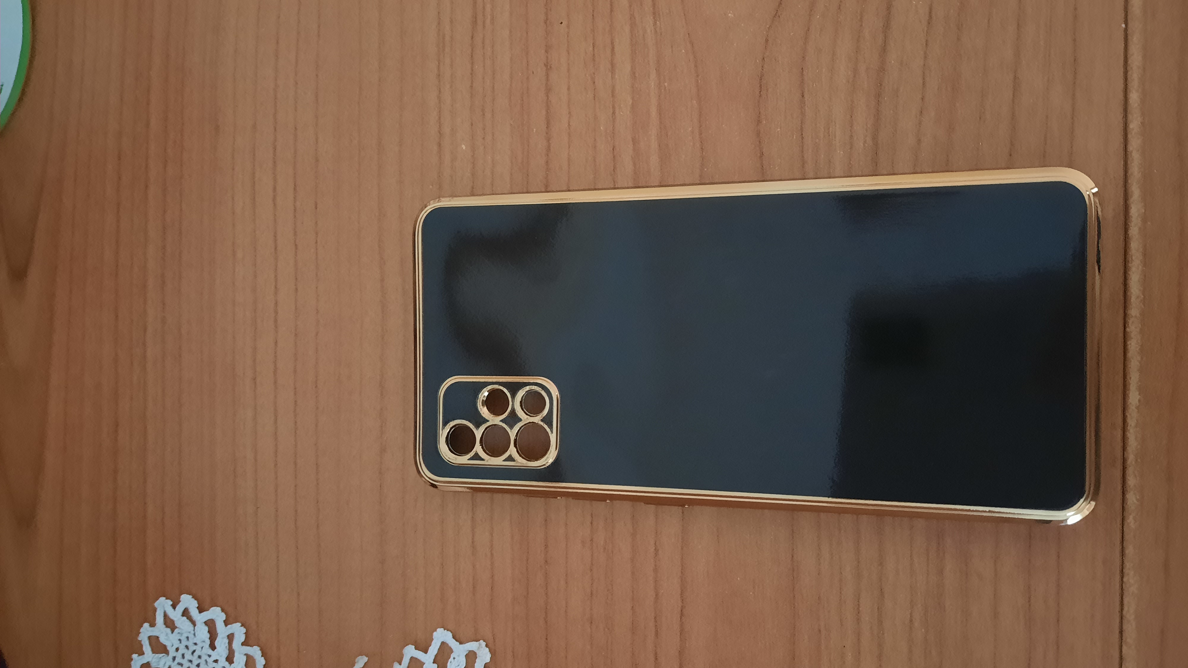 Xiaomi - Mi 11T Pro Zebana Golden Silikon Kılıf - Siyah
