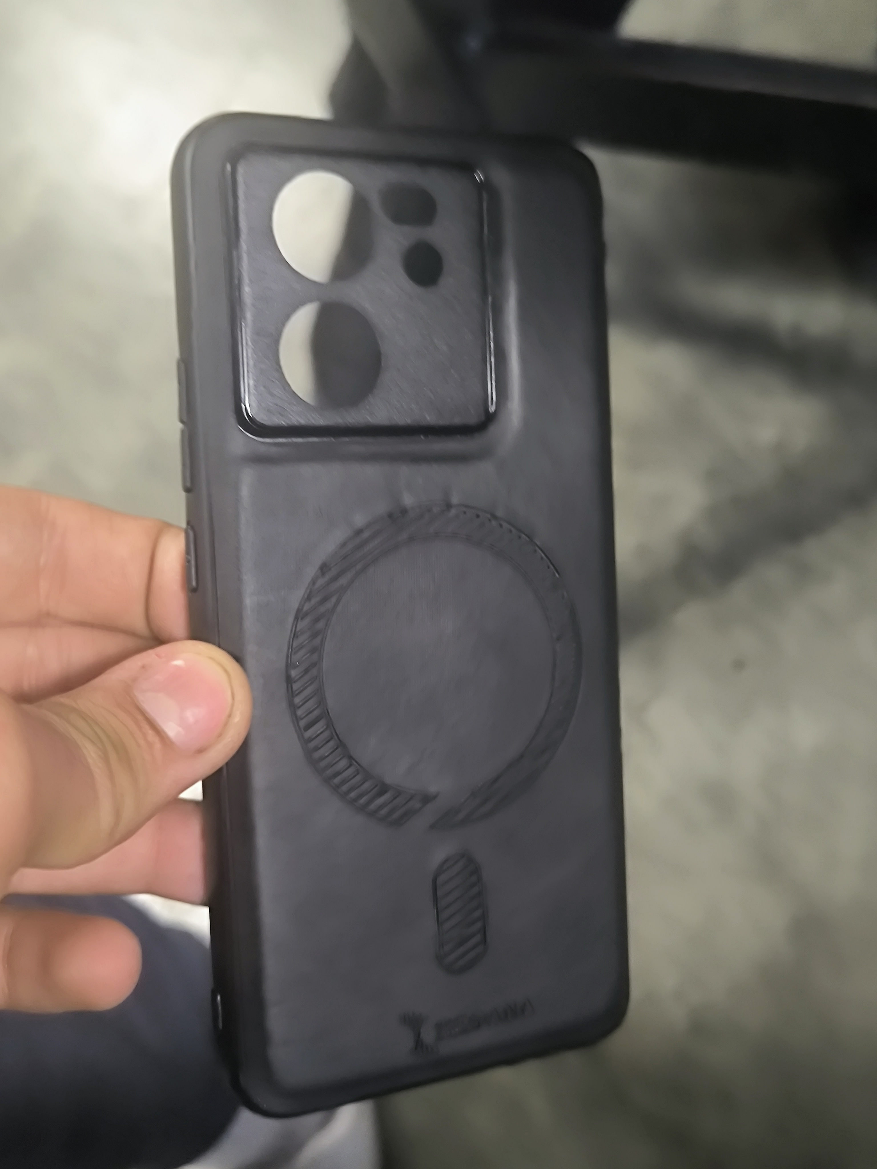 Xiaomi - Redmi Note 14 Pro Plus 5G Zebana M-safe 2in1 Kartlıklı Best Deri Kılıf - Siyah